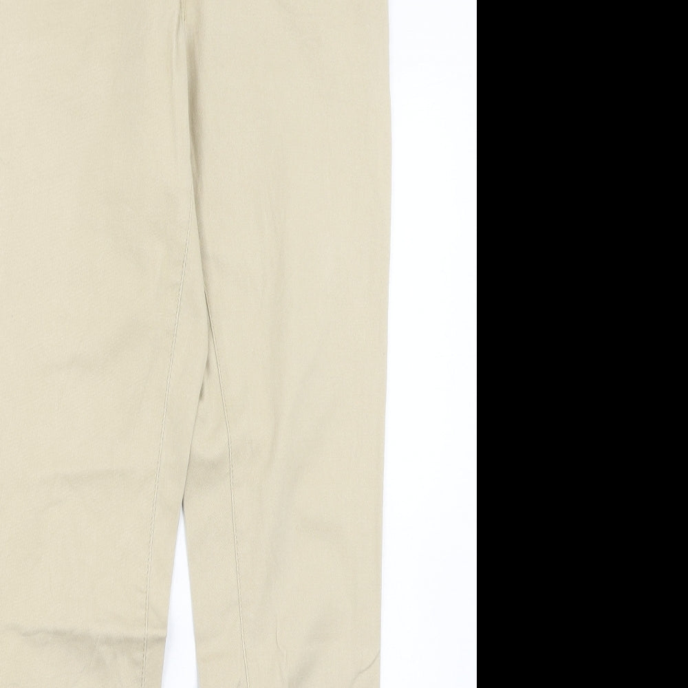 Womens UK Size 8 H&M Regular Fit Skinny Beige Jeans
