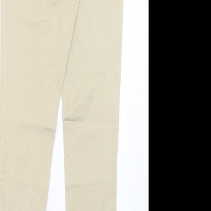 Womens UK Size 8 H&M Regular Fit Skinny Beige Jeans