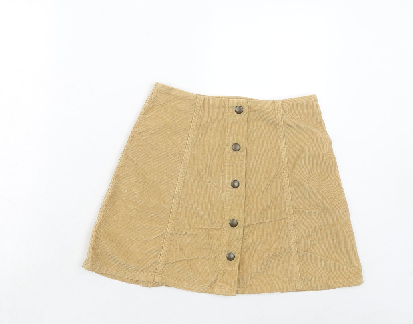 Womens UK Size 10 Topshop Mini Corduroy Skirt