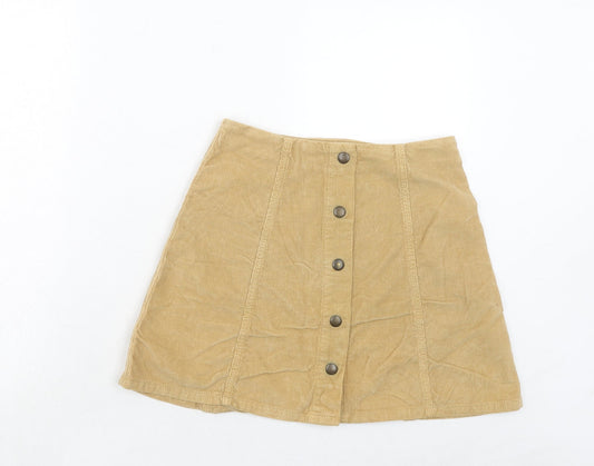 Womens UK Size 10 Topshop Mini Corduroy Skirt