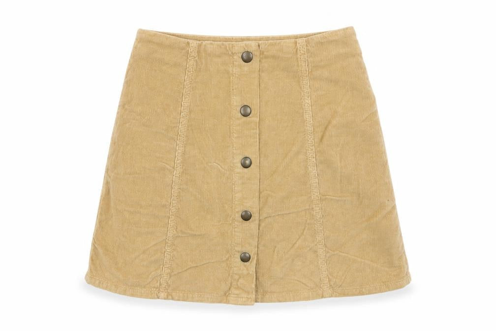Womens UK Size 10 Topshop Mini Corduroy Skirt