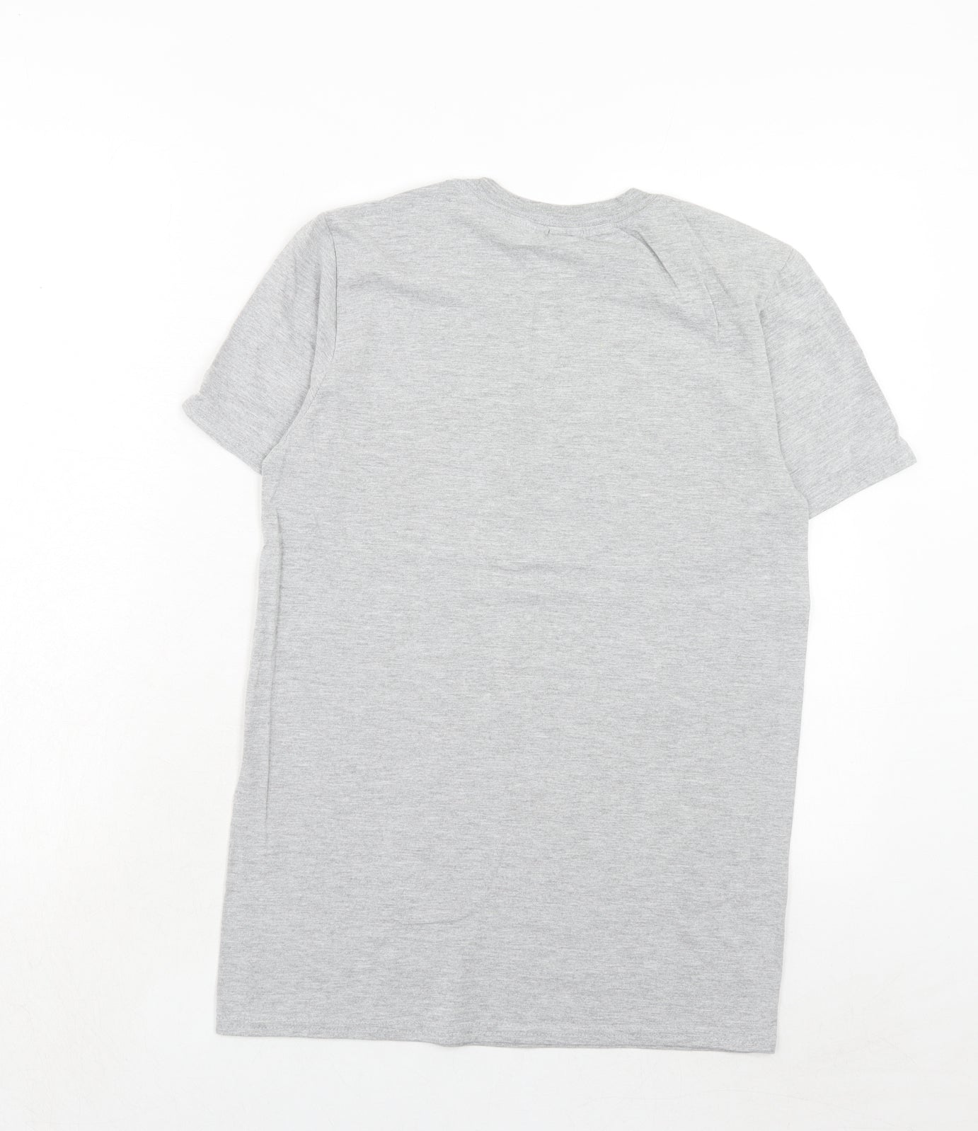 Womens UK Size S Gildan Grey Basic T-Shirt