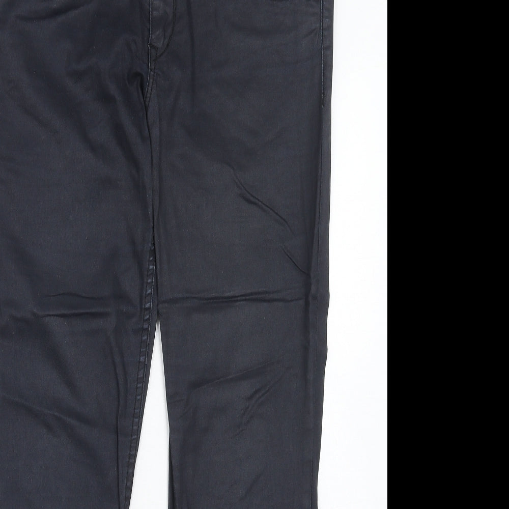 Womens UK Size 12 H&M Regular Fit  Black Trousers