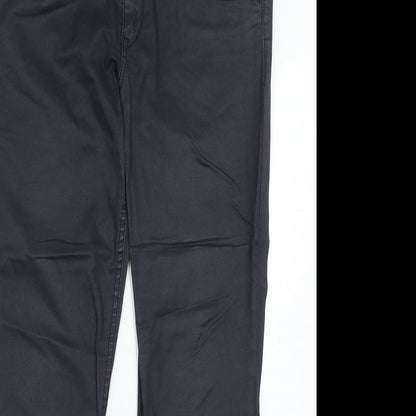 Womens UK Size 12 H&M Regular Fit  Black Trousers