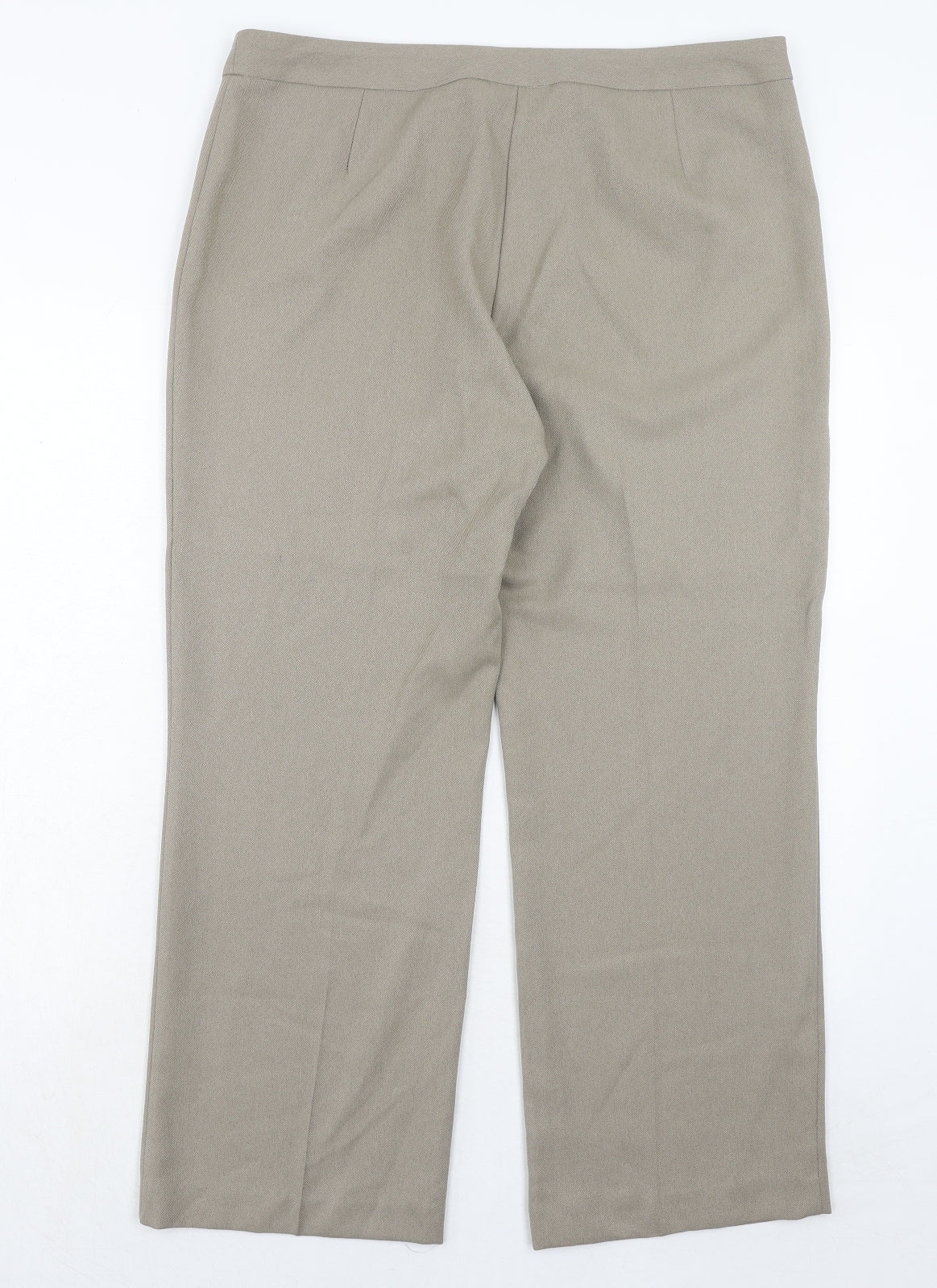 Womens UK Size 16 EWM Regular Fit  Beige Trousers
