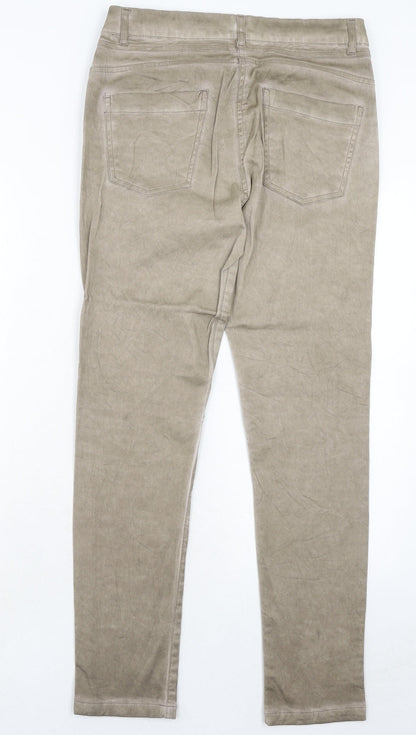 Womens UK Size 8 Janina Regular Fit  Beige Trousers