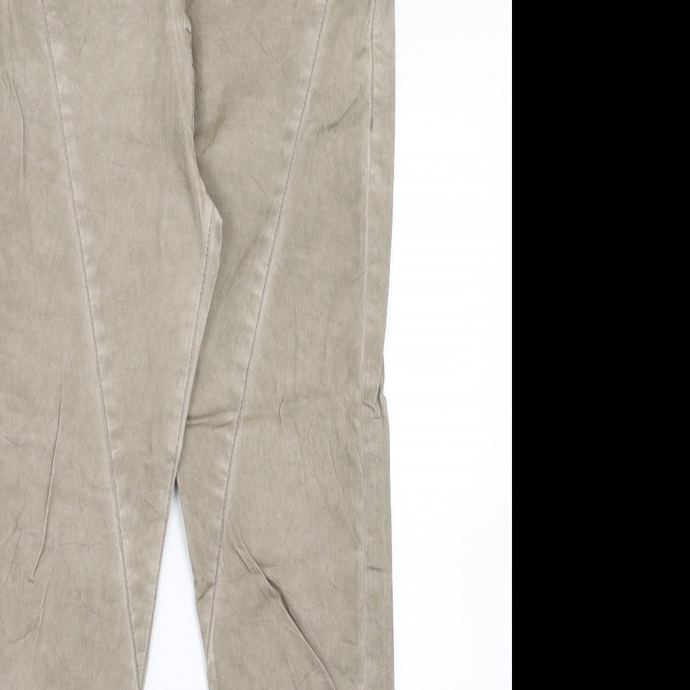 Womens UK Size 8 Janina Regular Fit  Beige Trousers