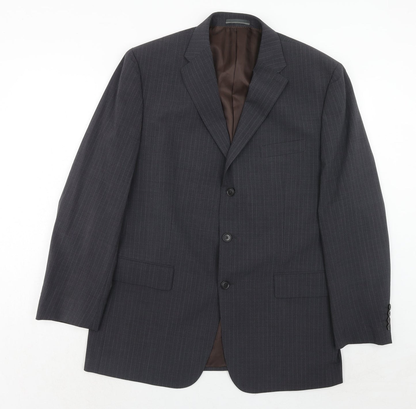 Mens UK Size 44 Greenwoods Regular Grey Suit Jacket
