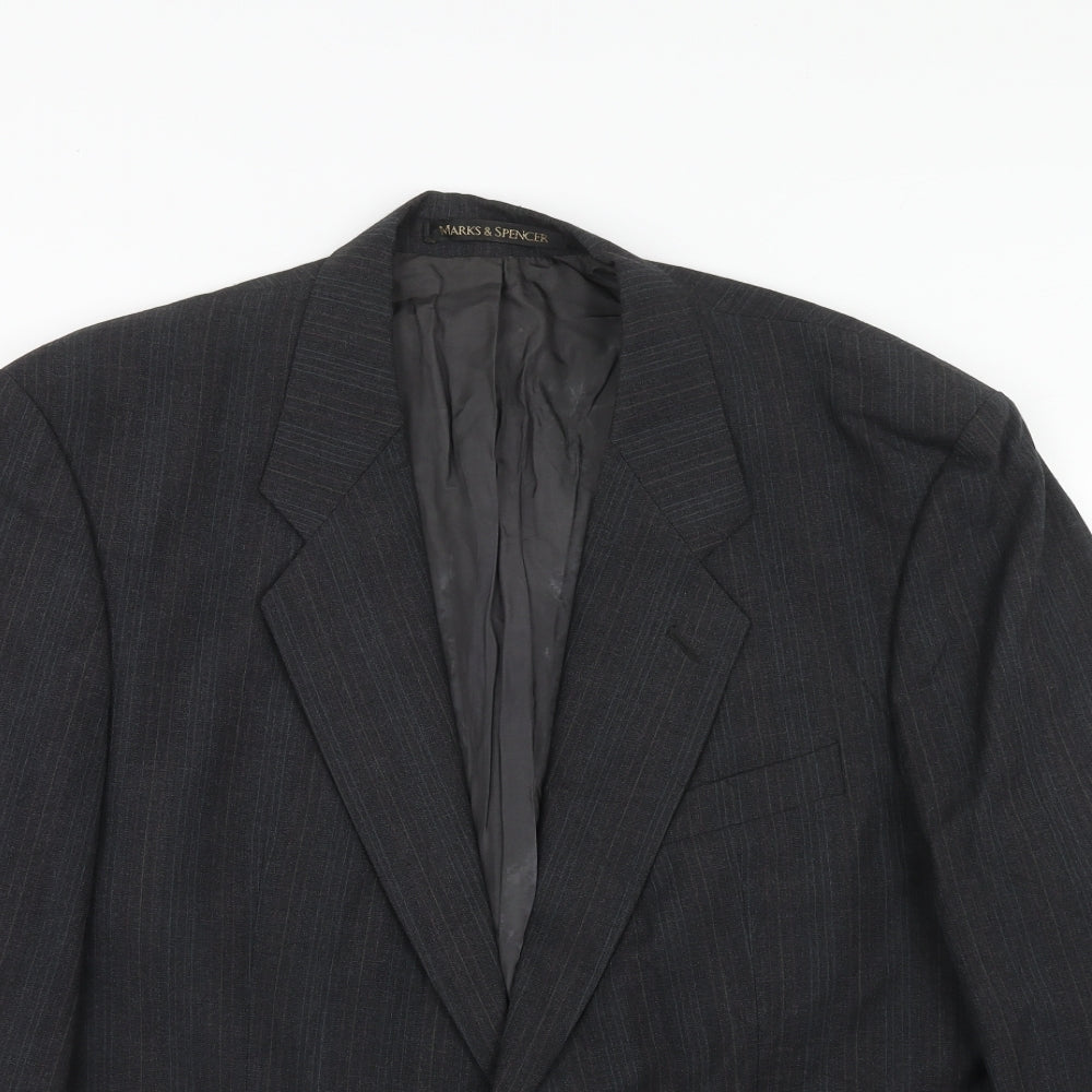 Mens UK Size 44 Marks and Spencer Regular Grey Suit Jacket