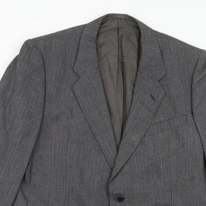 Mens UK Size 42 St Michael Regular Grey Suit Jacket