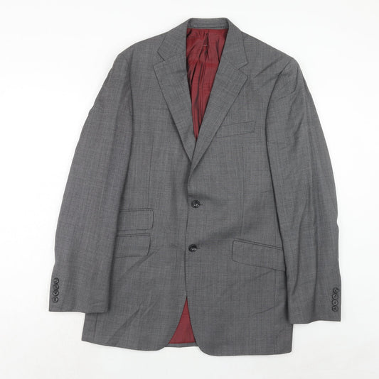 Mens UK Size 38 Marks and Spencer Regular Grey Suit Jacket