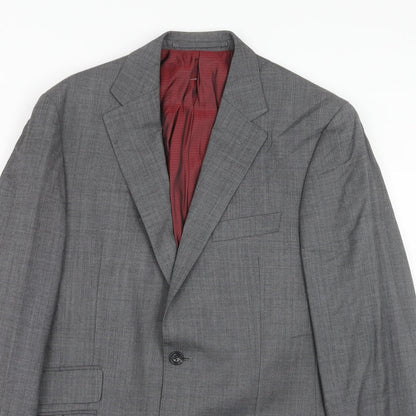 Mens UK Size 38 Marks and Spencer Regular Grey Suit Jacket
