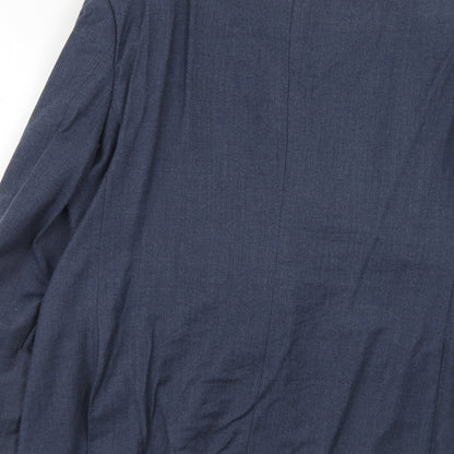 Mens UK Size 42 Marks and Spencer Regular Blue Suit Jacket