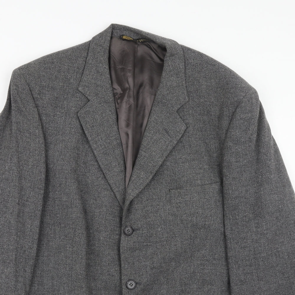 Mens UK Size 42 Marks and Spencer Regular Grey Suit Jacket