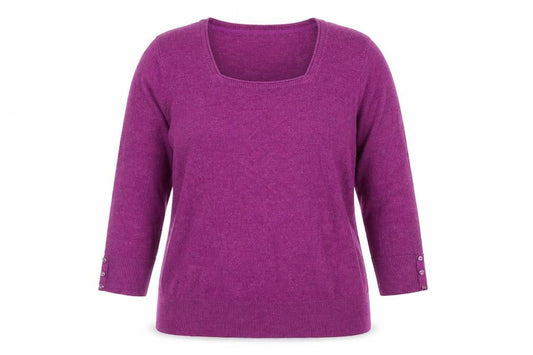 Womens UK Size 14 Maine Purple Pullover Jumper