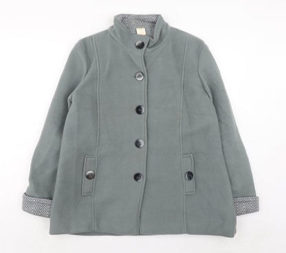 Womens UK Size M Anne De Lancay Green Jacket