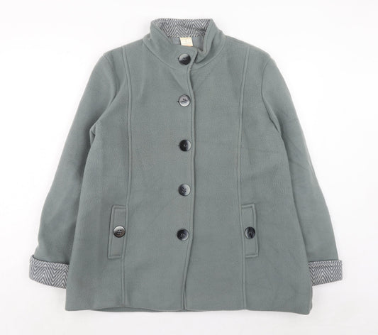 Womens UK Size M Anne De Lancay Green Jacket