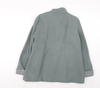 Womens UK Size M Anne De Lancay Green Jacket