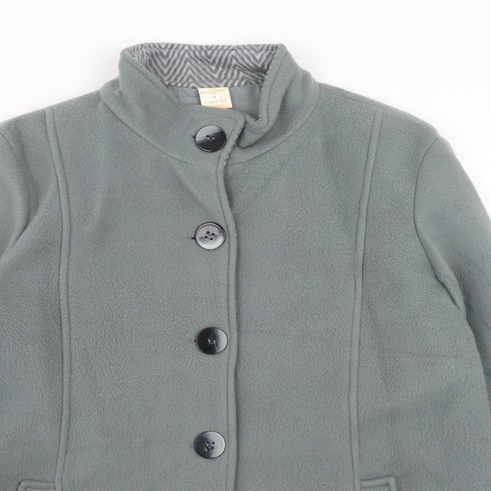 Womens UK Size M Anne De Lancay Green Jacket