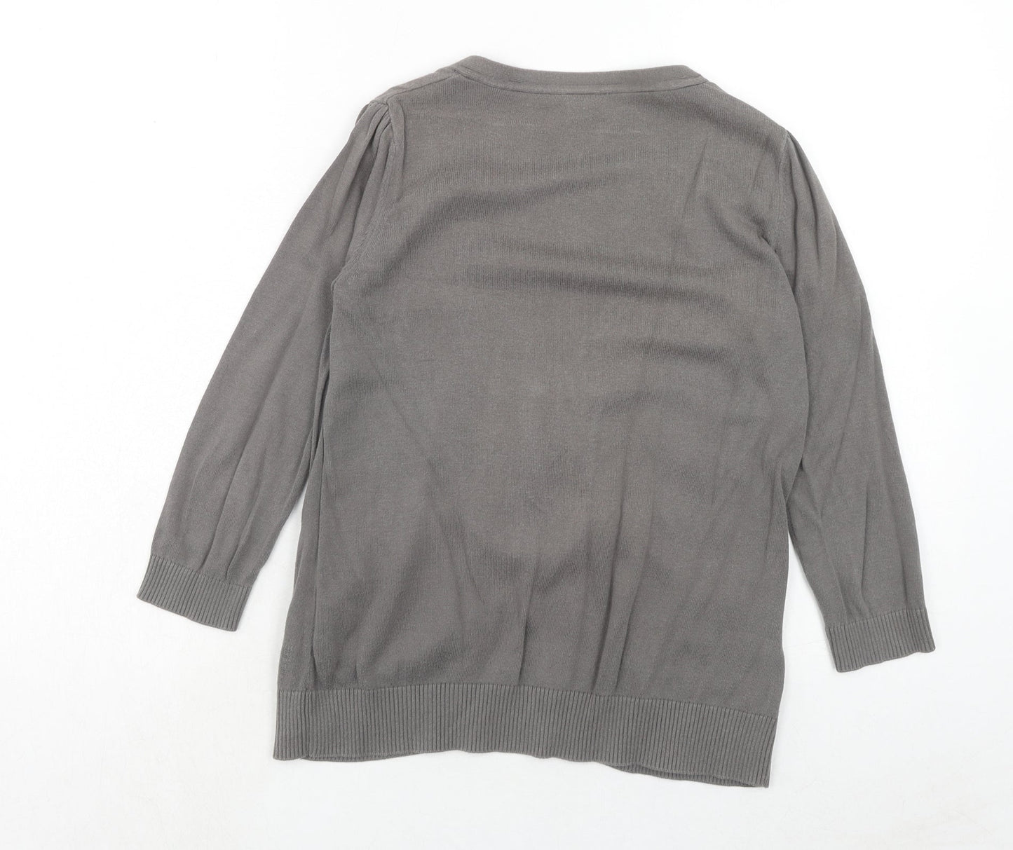 Womens UK Size S Esprit Grey Cardigan Jumper