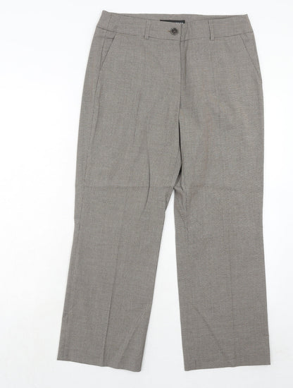 Womens UK Size 12 Gerry Weber Regular Fit Dress Pants Brown Trousers