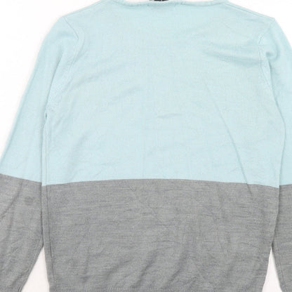 Womens UK Size S FOREVER 21 Blue Pullover Jumper
