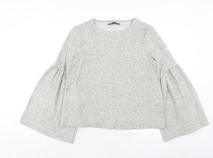 Womens UK Size 10 Marks and Spencer Grey Pullover Jumper