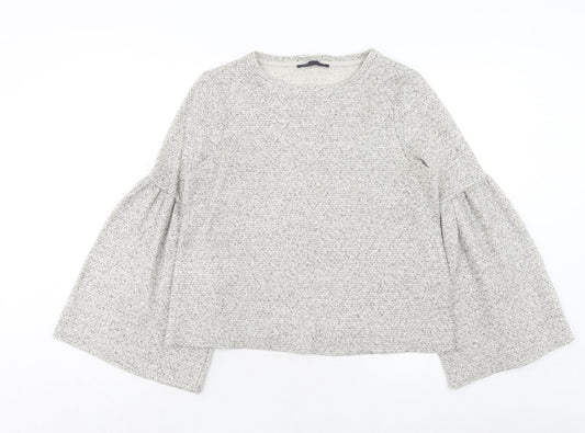 Womens UK Size 10 Marks and Spencer Grey Pullover Jumper