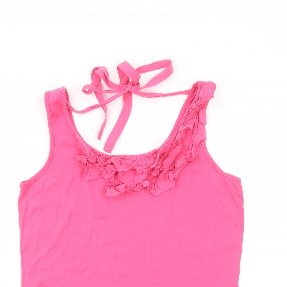 Womens UK Size 10 Lakeland Pink Basic Tank