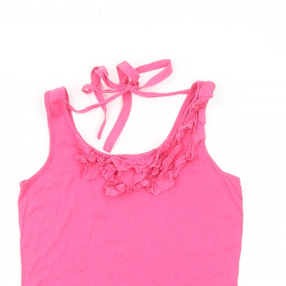 Womens UK Size 10 Lakeland Pink Basic Tank