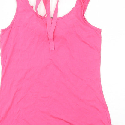 Womens UK Size 10 Lakeland Pink Basic Tank