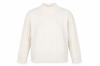 Womens UK Size M New Look Ivory Pullover Jumper