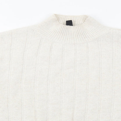 Womens UK Size M New Look Ivory Pullover Jumper