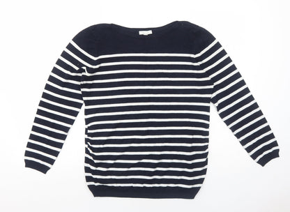 Womens UK Size L H&M Blue Pullover Jumper