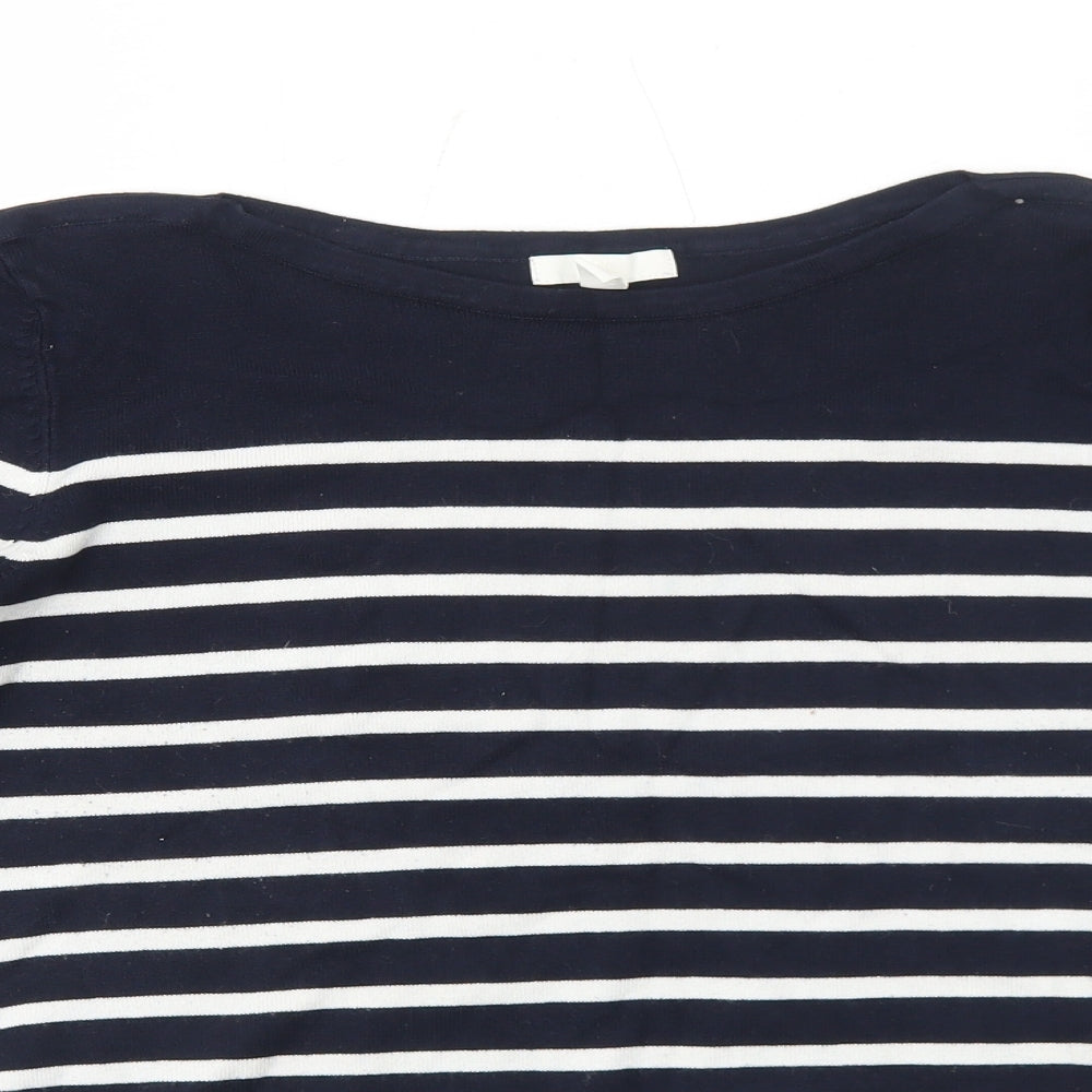 Womens UK Size L H&M Blue Pullover Jumper