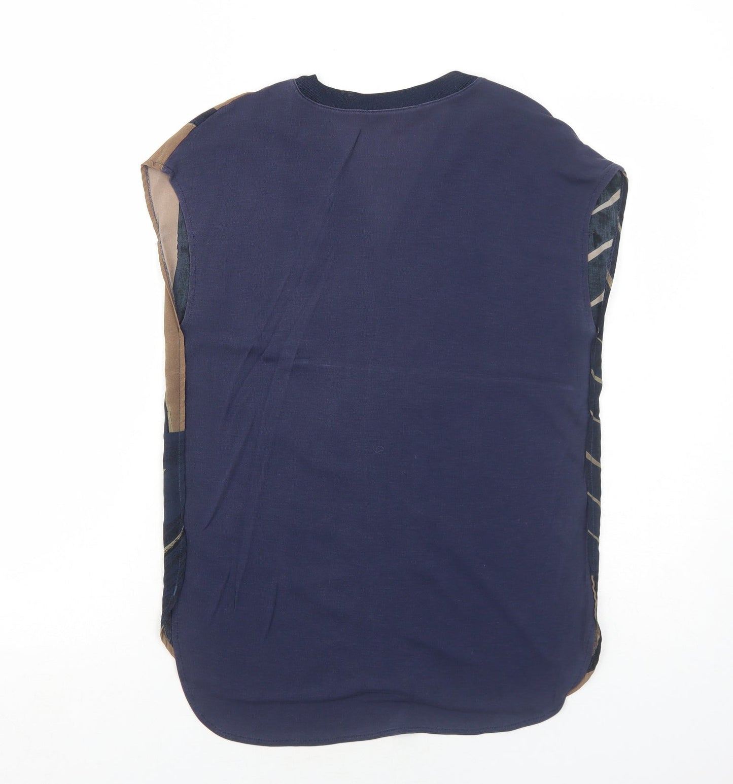 Womens UK Size 10 NEXT Blue Basic Blouse