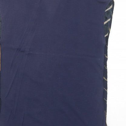 Womens UK Size 10 NEXT Blue Basic Blouse