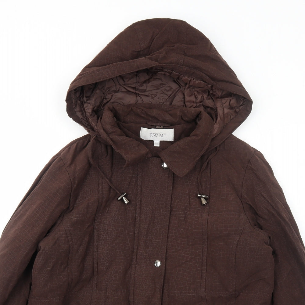 Womens UK Size 14 EWM Brown Jacket