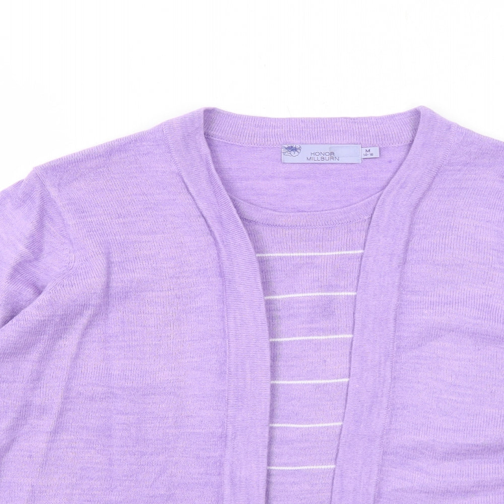 Womens UK Size 14 EWM Purple Pullover Jumper