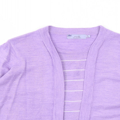 Womens UK Size 14 EWM Purple Pullover Jumper