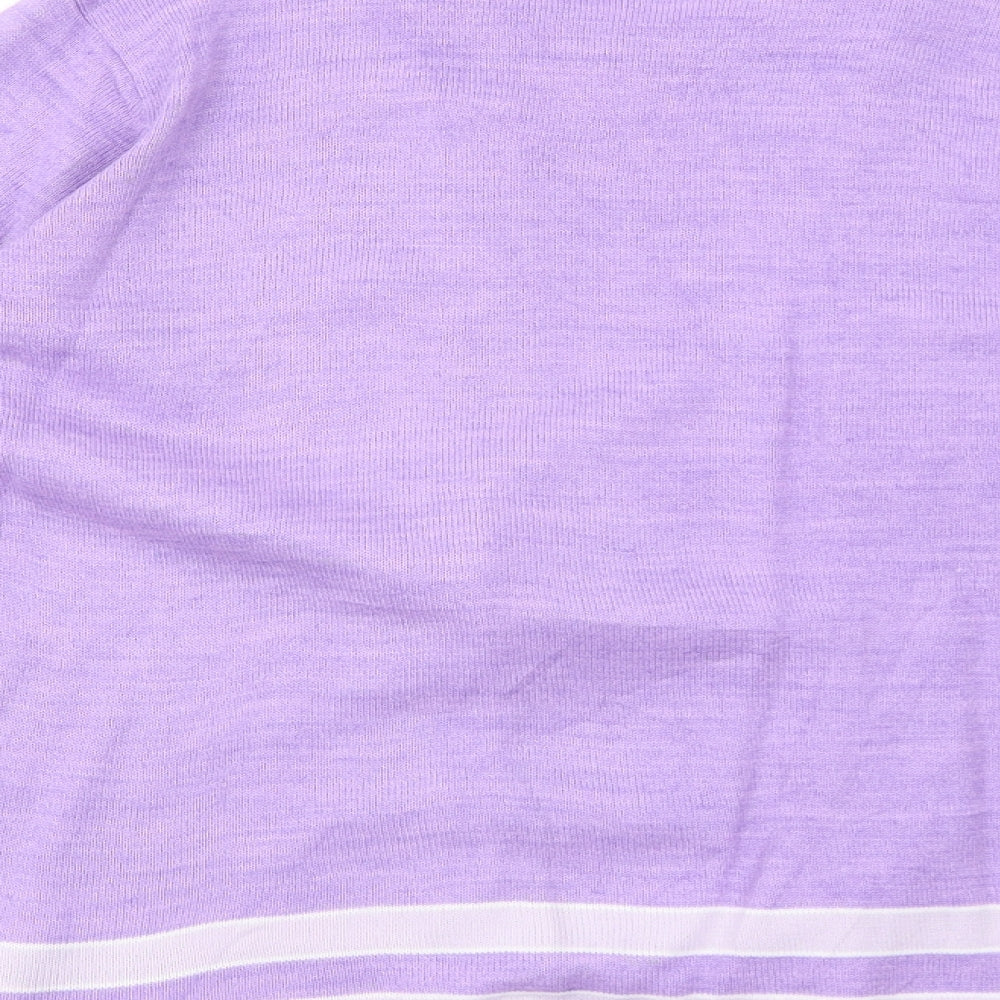 Womens UK Size 14 EWM Purple Pullover Jumper