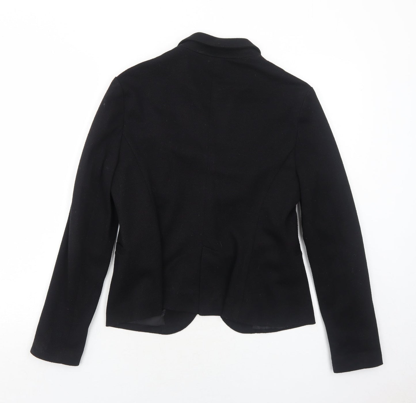 New Look Womens Black Polyester Jacket Blazer Size 12