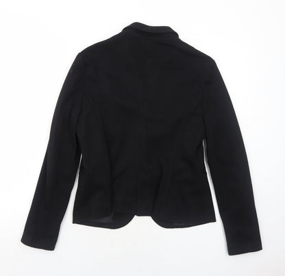 New Look Womens Black Polyester Jacket Blazer Size 12