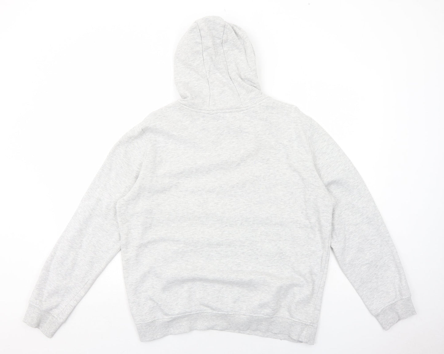 Brave Soul Womens Grey Cotton Pullover Hoodie Size L Pullover