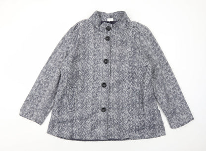 Womens UK Size L Anne De Lancay Grey Jacket