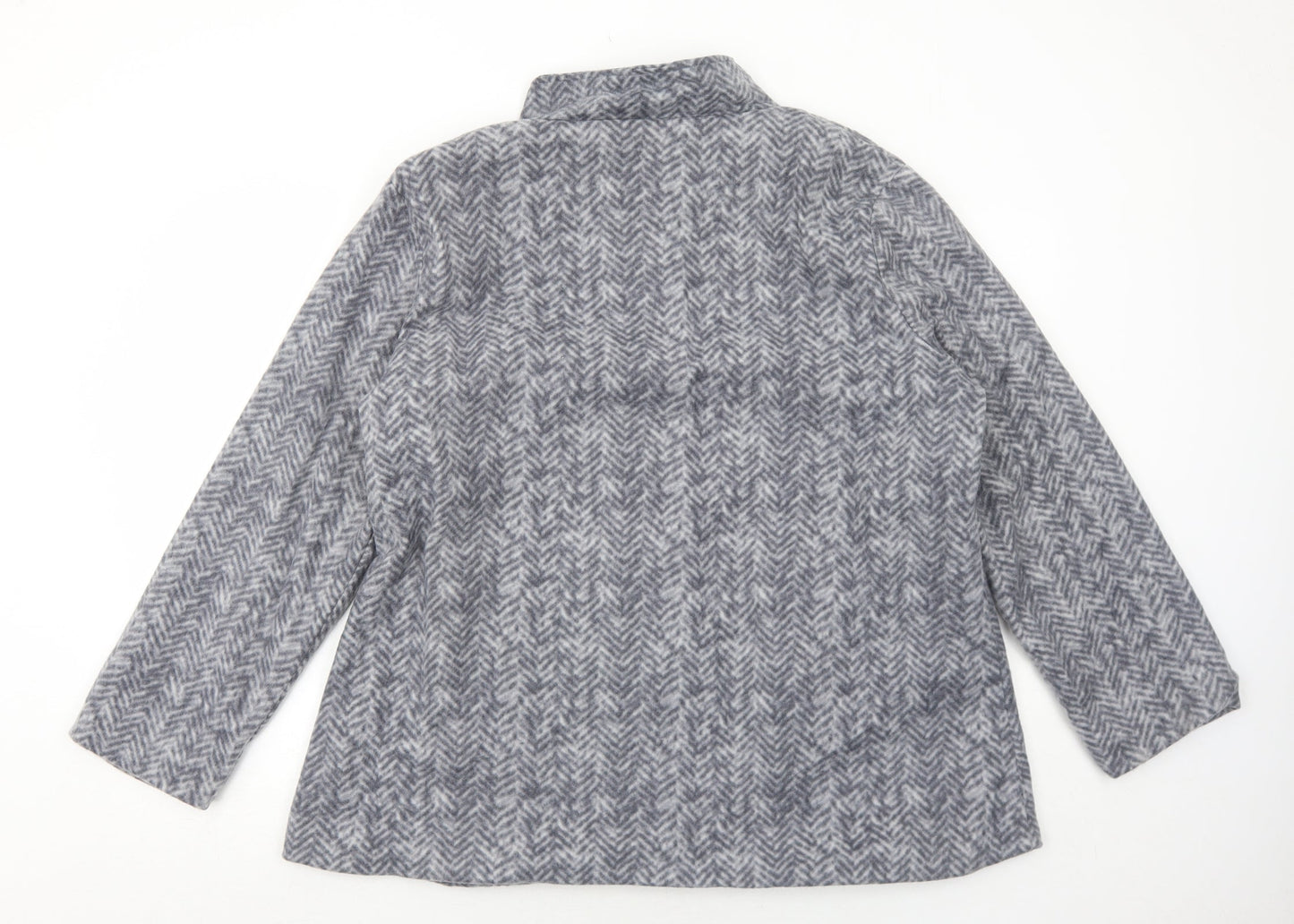 Womens UK Size L Anne De Lancay Grey Jacket