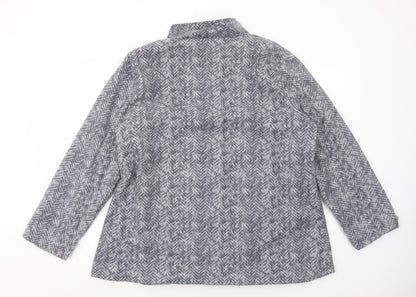 Womens UK Size L Anne De Lancay Grey Jacket