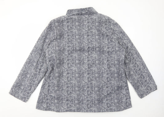 Womens UK Size L Anne De Lancay Grey Jacket
