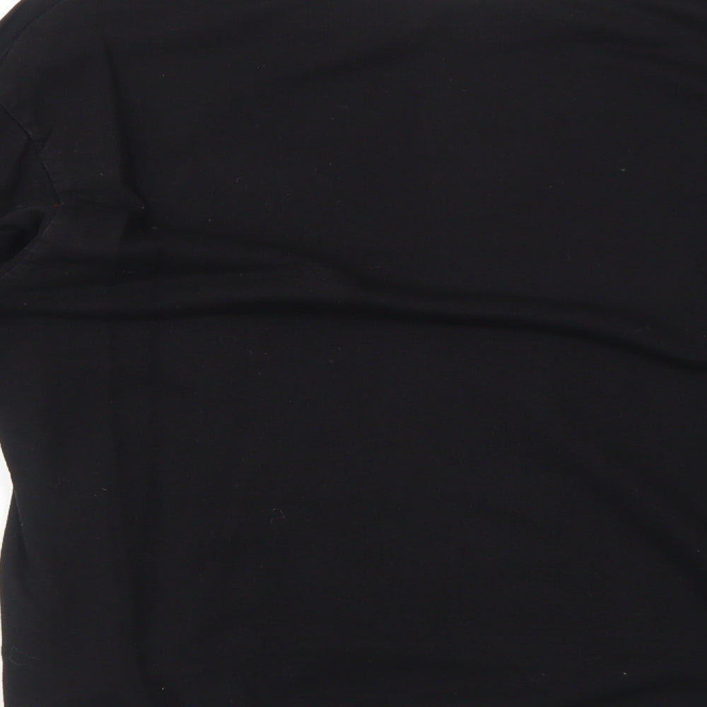 H&M Womens Black Cotton Pullover Sweatshirt Size M Pullover - Manhattan