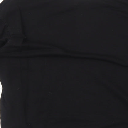 H&M Womens Black Cotton Pullover Sweatshirt Size M Pullover - Manhattan